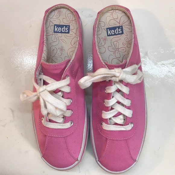 Keds Pink SlipOn Mule Sneakers Size 6 - Picture 6 of 7